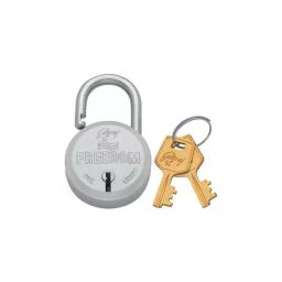Godrej Freedom 40 mm Brass and Stainless Steel Electroplated Finish 2 Keys Padlock-image-74