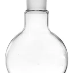 ABGIL 2000ml Borosilicate Glass Flat Bottom Boiling Flask with Rim and Interchangeable Joint ABG1280-16