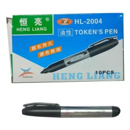 GENERIC HL 2004 Bullet Tip Black Permanent Marker (Pack of 20) image 4