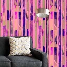 ArtzFolio Printed UV-Resistant Anti-Bacterial Bauhaus Pattern StripesPeel & Stick Wallpaper-image-37