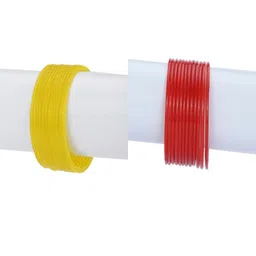 1ST TIME Set Of 24 Yellow Alloy Bangles-picture-29
