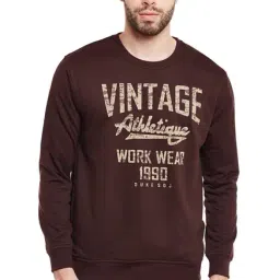 Duke Dark Brown Slim Fit Sweatshirt-picture-48