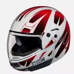 Studds N2 White Medium (570 mm) Flip Up-Full Face Helmet, Ninja D4 Decor-image-97