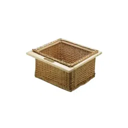 Hettich Wicker Baskets with Beech Runner Economical 520x500x210 mm Brown Wooden-picture-3