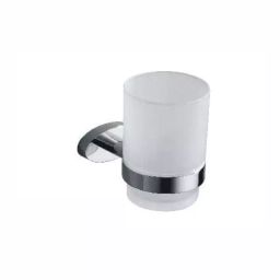 PLATO Ovalo Tumbler Holder Brass Chrome Finish Silver, 6044-image-73