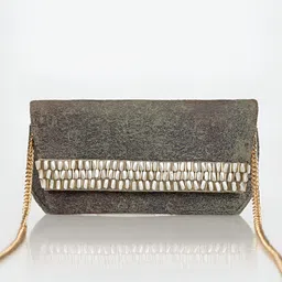 D'oro Embellished Velvet Sunglasses Case-picture-42