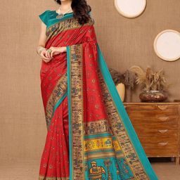 Lookmark Warli Printed Saree-image-61