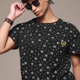 Moda Rapido Conversational Printed Round Neck T-shirt-picture-16