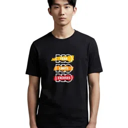 PULP No Fear Limits Excuses Typography Printed Pure Cotton T-Shirt-image-5