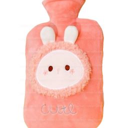 FunBlast Cartoon Design Hot Water Bag with Soft Cover 1000 ml - Pink-image-19