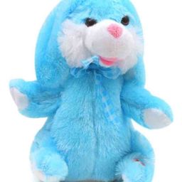 Musical Dancing and Singing Plush Rabbit Soft Toy Blue - Height 28 cm-6