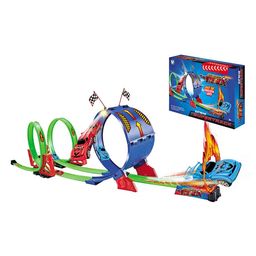 AKN TOYS High Speed Super Track Extreme 360 Corkscrew Loops With BLUE Car NEW - Color May Vary-1