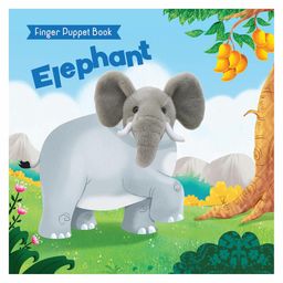 Finger Puppet Board Book - Elephant-22