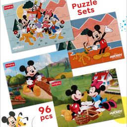 Babyhug Disney 4 in 1 Mickey Mouse & Friends First Puzzle - 63 Pieces-11