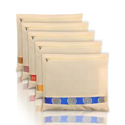 Aura Cream-Coloured Set of 5 Regular Multi-Utility Organisers-picture-11