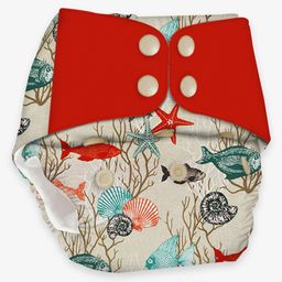 Snugkins Free Size Reusable Organic Cloth Diaper With Terry Soaker - Multicolour image 3