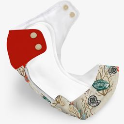 Snugkins Free Size Reusable Organic Cloth Diaper With Terry Soaker - Multicolour image 5