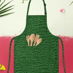 ArtzFolio Green Printed Cotton Aprons-22