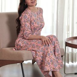 Libas Women Floral Printed Night suit-picture-14