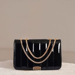 Lino Perros Black Quilted Shoulder Bag-image-98