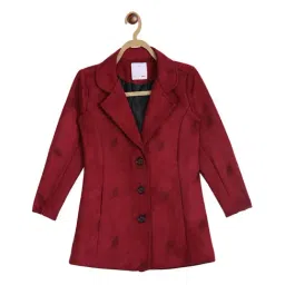 Elle Kids Maroon Printed Jacket-image-79