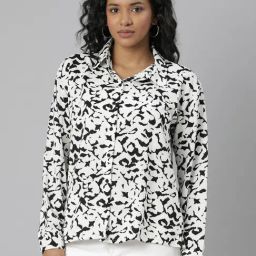 showoffff SHOWOFF White & Black Printed Shirt-picture-38