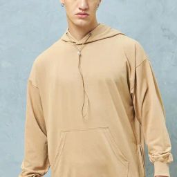 Bewakoof Men Brown Terry Relaxed Fit Sweatshirt-picture-43