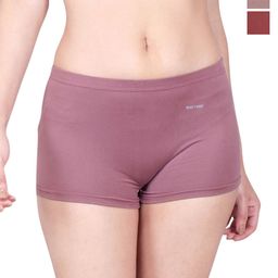 BODYSIZE Women Pack of 3 Regular Fit Mid-Rise Sports Shorts-image-18