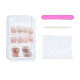 STUDIOWEST Press On Nail Set Pink Jelly - 24 Pcs-10