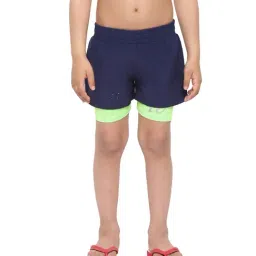 IO Kids Blue Solid Jammers-image-42