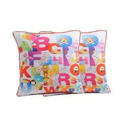 Swayam Multicolor Cotton 210 TC Kids Cushion Covers - Set of 2-27