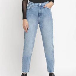 Belliskey Light Blue Boyfriend Fit Jeans-image-43