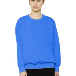 Vimal Jonney Blue Fleece Regular Fit Sweatshirt-picture-21