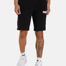 Puma Black Regular Fit Shorts-12