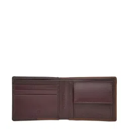 The Vertical Denwer Tan Leather Color Block Bi-Fold Wallet image 4