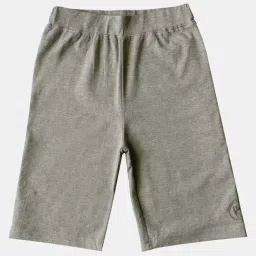 Kiddopanti Kids Grey Logo Cycling Shorts-picture-35
