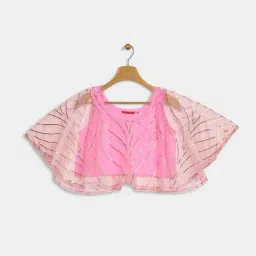 studiorasa Girls Pink Embroidery Top-picture-32