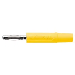 SCHUTZINGER CONN, BANANA, PLUG, 10A, YELLOW, SOLDER, FK 02 L NI / GE-picture-38