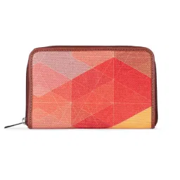 ZOUK Classic Multicolor Printed Small Zip Around Wallet for Women image 4