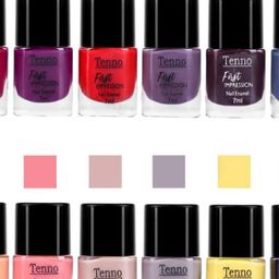 Tenno Set Of 12 First Impression Nail Enamel - 7 ml Each - Combo - 12 image 2