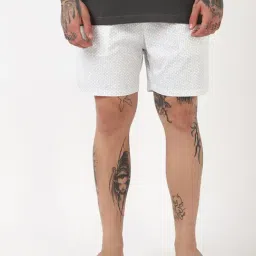 Bewakoof White Cotton Regular Fit Printed Boxers-image-59