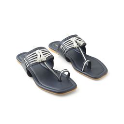 CHAAL CHALAN Women Printed Ethnic One Toe Flats-image-42