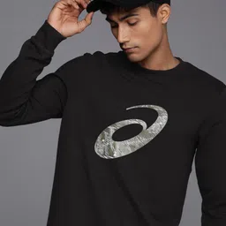 ASICS Brand Logo Printed Sweatshirt-image-59