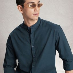 WROGN Pure Cotton Comfort Fit Casual Shirt-image-28