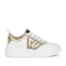 Whitesta Women's Gold Sneakers-picture-22