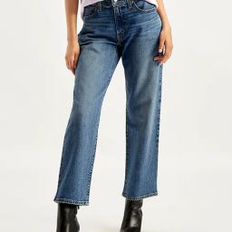 Levi's Bayern Blue Relaxed Fit High Rise Jeans-image-26