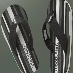 Woodland Men's Green Flip Flops-image-61