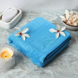 Monte Carlo Jazz-S Aqua Cotton Bath Towel-image-56
