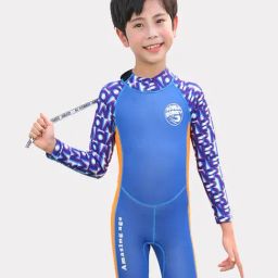 Little Surprise Box Unisex Blue Comfort Fit Printed Swimsuit-picture-48