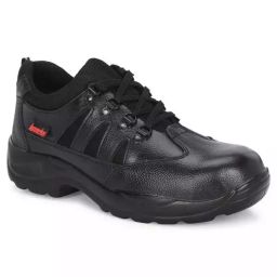 Kavacha Steel Toe Safety Shoes Leather Low Ankle PU Sole Size UK 11 Black, Kv-s139-11-image-14